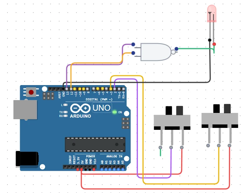 Nand Gate Connection