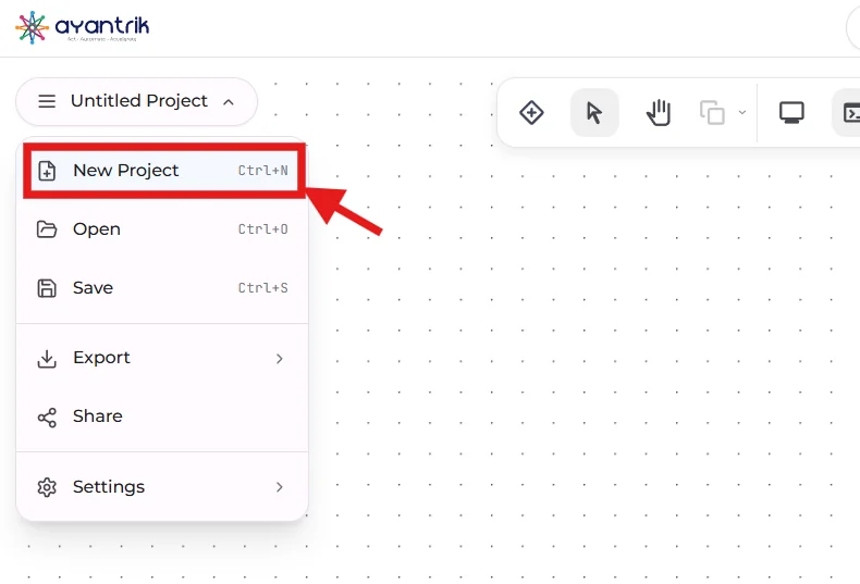 Create New Project