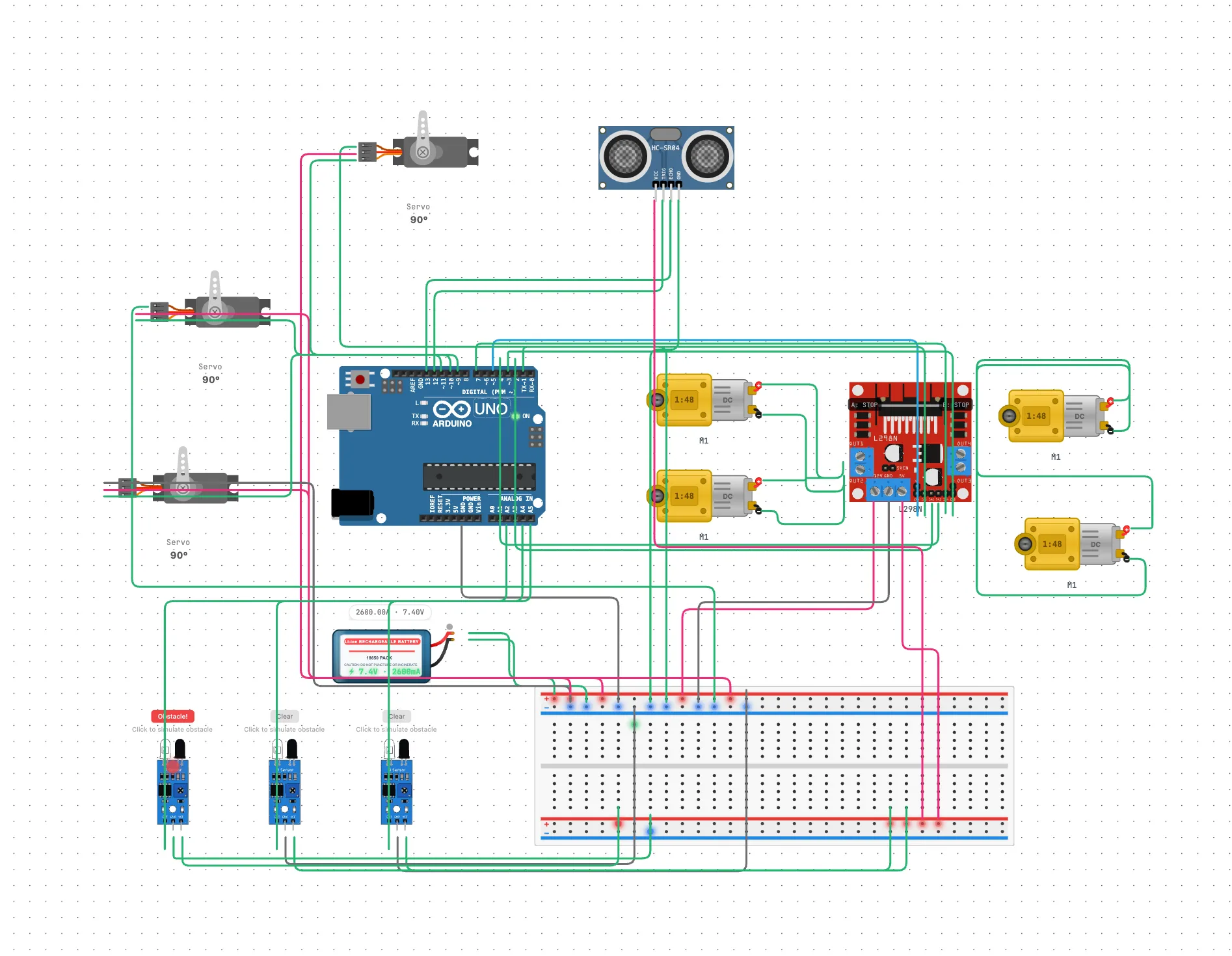 Autonomous Line-Following AGV with 3-DOF Pick-and-Place Robotic Arm