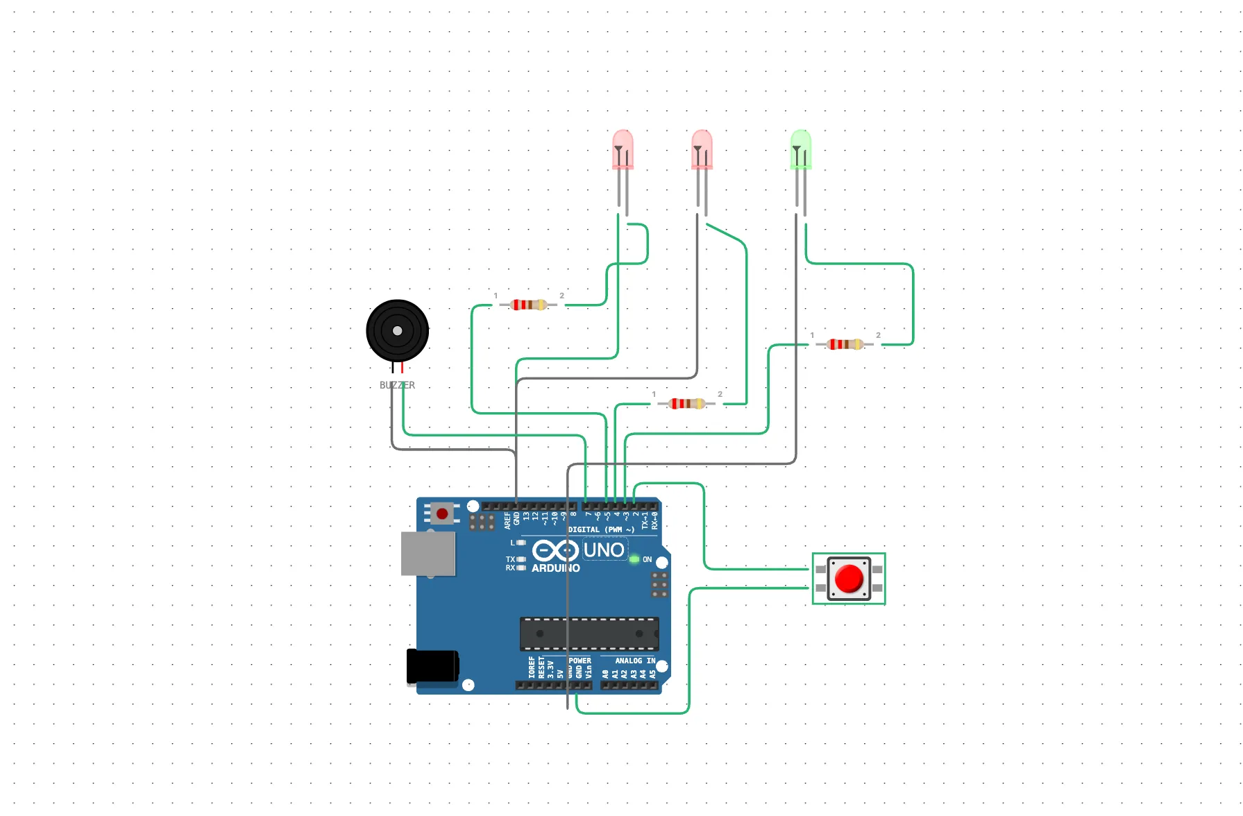 Arduino Spaceship Alert Interface System